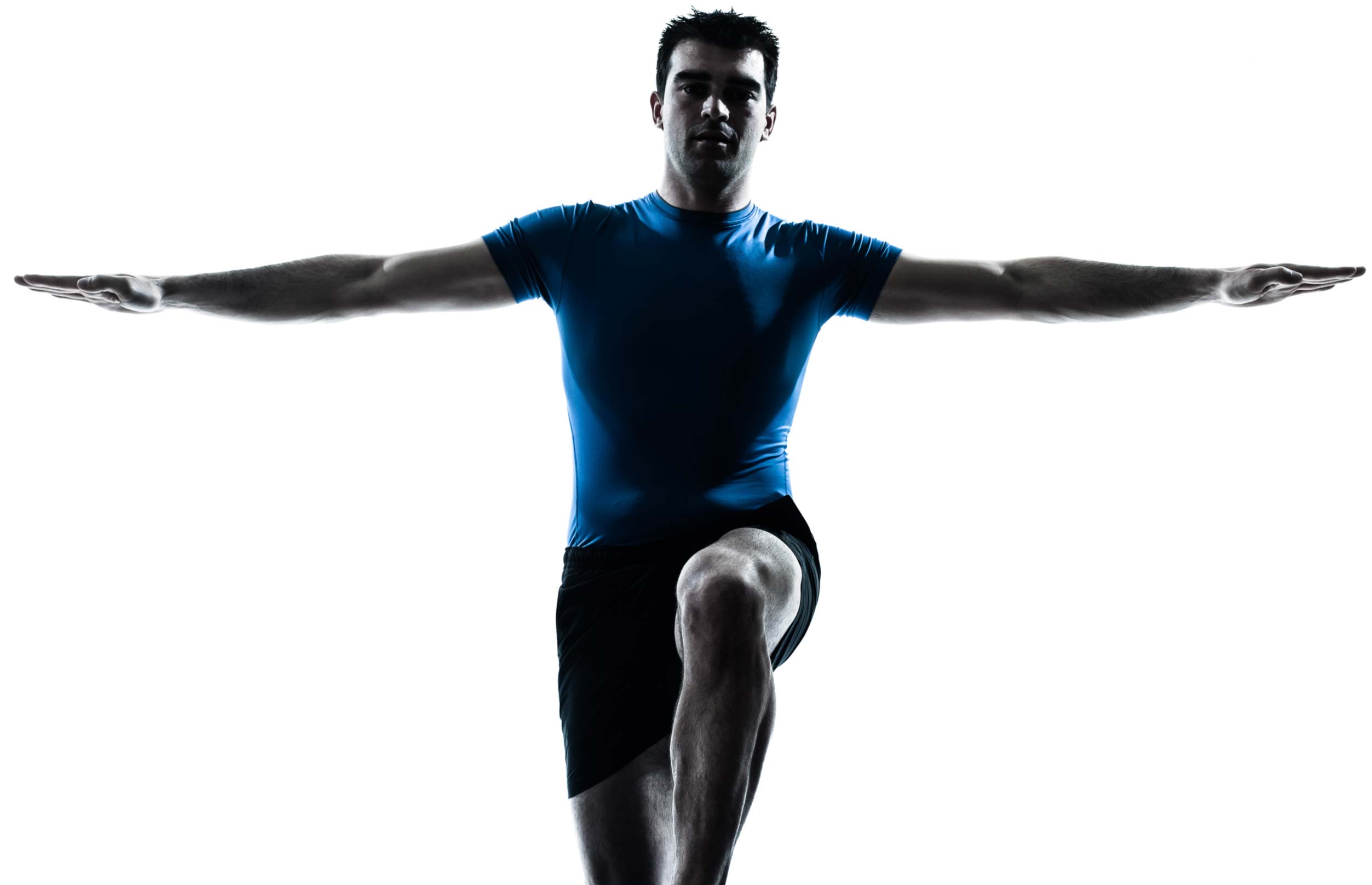 Physiotherapy Solutions - image of man using exercise ball